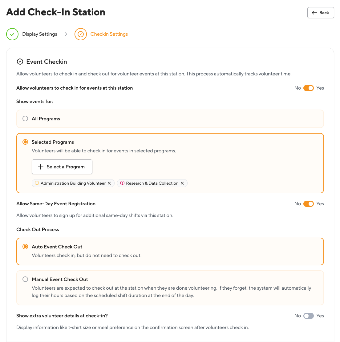 How to set up Checkin Stations?
